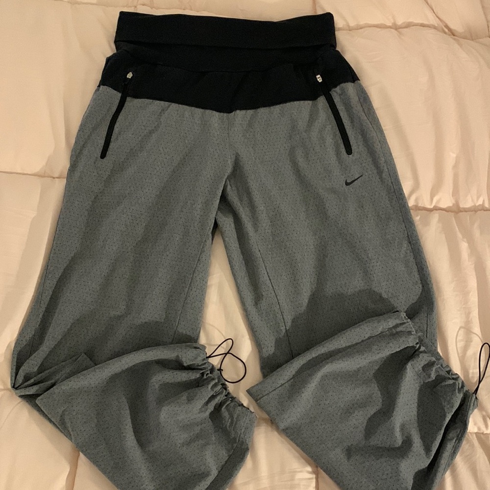 Nike track pants , size Medium Grey and Black